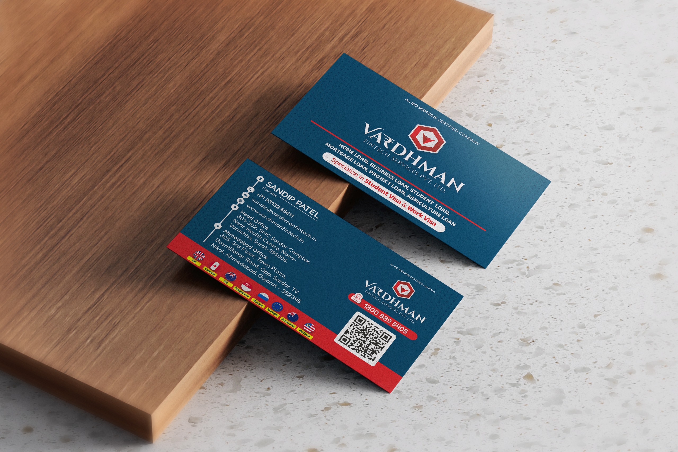 Matte + Spot UV Cards